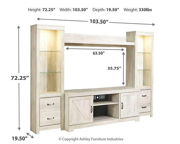 Bellaby 4-Piece Entertainment Center