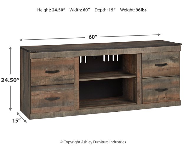 Trinell TV Stand with Electric Fireplace