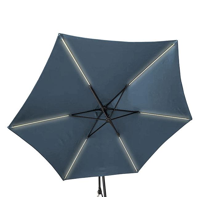 Glam Cantilever Umbrella w/ LED