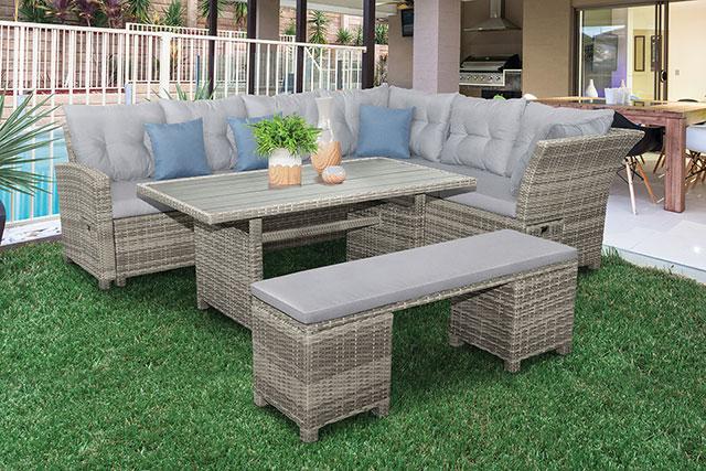 Malia 5 Pc. Sectional Set w/ Bench