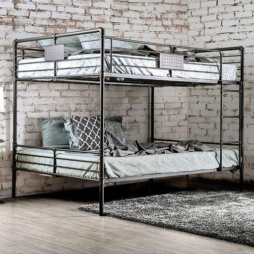 Olga I Antique Black Queen/Queen Bunk Bed image