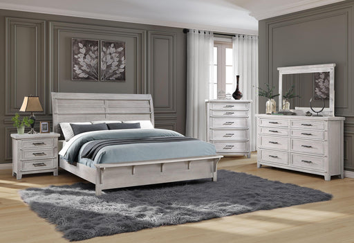 LEVI WHITE OAK KING BED GROUP image