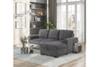 U2660 GREY L SECTIONAL WITHOUT PULLOUT image